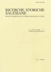Ricerche Storiche Salesiane, n° 63